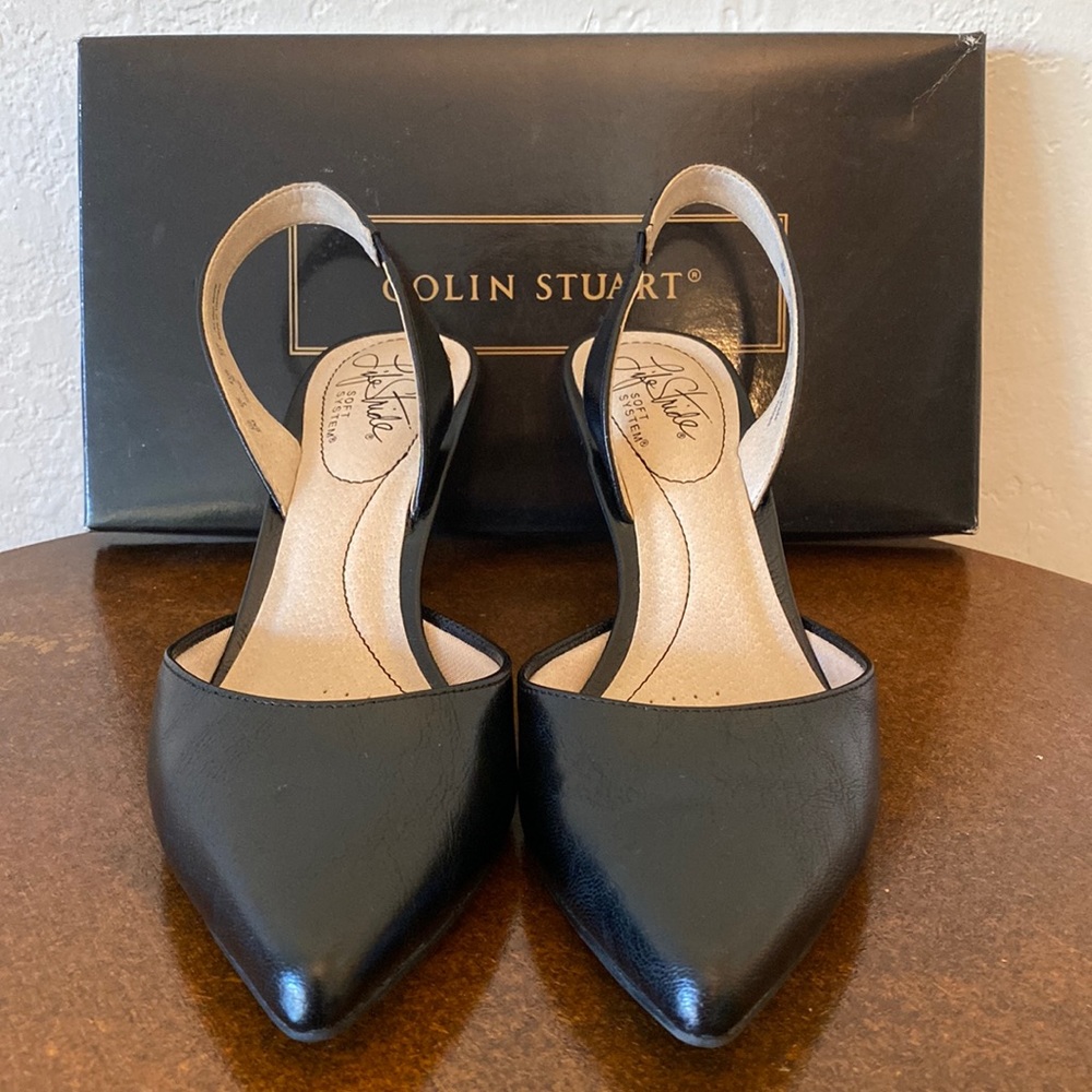 Colin Stuart | Vintage Black Pointy Women’s Heel Pumps